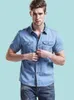 Mäns casual skjortor clearance Sommarskjorta Män denim S Camisa Jeans Hombre Cotton Hateble Male M-3XL