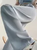 Frauen Hosen Eis Seide Satin Frauen Mode 2023 Casual Hohe Taille Breite Bein Hosen Dünne Sommer Bodenlangen Weiblichen Hosen