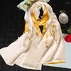 Scarves Scarf Shawl Female Autumn And Winter Silk Cheongsam Suzhou Hand-embroidered Dual-use