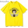 Erkek Tişörtleri Karikatür Bungo Sokak Köpekleri Dazai T-Shirts Erkek/Kadın Anime Tshirt Yumuşak Tees Yaz Günlük Tees-Shirt Pamuk Y2K Giysileri