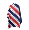 Hairdressing Coth Pattern Cutting Hair Waterproof Cloth Salon Barber Cape Professional Hair Stylist Retro Aprons Haircut Cape