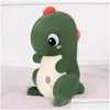Plush Dolls 30Cm Cute Soft Down Cotton Small Dinosaur Plush Dolls Cartoon Softcute Big-Eyed Childrens Doll Pillow Ups Or Toys Gifts St Dh6Nf