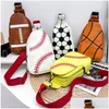 Aufbewahrungstaschen Fußball Baseball Volleyball Sling Bag Crossbody Shoder Gym Radfahren Reisen Wandern Tagesrucksack für Männer Hausgarten Haushälterin Dhmol