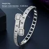 Bracelet Zlxgirl Classique Femmes Zircone Or Pour Mariage Bijoux De Mariée Dubaï Fiançailles Couple Bracelet Accessoire Sac Gratuit