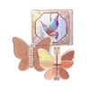 Тени для век Тени для век Agag Butterfly Тени для век 6 цветов Lucky Koi Palette Блестящая мерцающая пудра Матовая косметика Здоровье Красота Макияж Dh0Ad