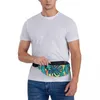 Marsupi Borsa a foglia tropicale Confezione modello in poliestere giallo limone Fitness unisex