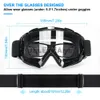 Ski Goggles Winter Windproof Anti fog Snow Snowboard Over Glasses Skiing Motocross Eyewear for Men Women Youth 231012