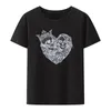 メンズTシャツハロウィーンパンプキンコットンTシャツ夏TシャツメンズルーストップY2K服パターンヴィンテージZevity KPOPカジュアルOネックTシャツ