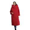 Mulheres para baixo parkas kjmyyx jaqueta de inverno feminino 2023 engrossar longo com capuz parka casaco quente jaqueta feminina casacos 231012