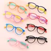 Lunettes de soleil enfants lumière bleue bloquant les lunettes ordinateur Silicone jeu vidéo Anti rayonnement lunettes pour enfants