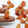 Pendant Necklaces Wholesale Natural Stone Red Agates Ore Rough Irregular For DIY Jewelry Making Necklace Earrings Accessories 12pc