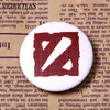 Broszki 19styles Games Dota 2 CSGO Logo Tinplate Buttons Odznaki Dark Souls Odznaka Kolekcja Biżuterii Prezent dla fanów