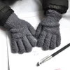 Varm korallfleece tjockare barnhandskar vinter barn baby plysch päls full finger mittens mjuk varm handske för 7-11 år