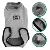 Ropa para perros Traje de recuperación de gatos: traje transpirable para después del uso, mono de heridas anti lamidas, talla (gris)