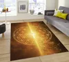 Carpet 3D Printed Flower of Life Rugs Modern Purple/blue Rug Custom Area Rug Salon Carpet 231012