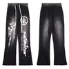 Mens Pants Designer Hellstar Sportwear Swearpants Gevşek Jogger Moda Hip Hop Gündelik Pantolon322W