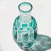 Japon KAGAMI Design Edo Kiriko cristal roche verre sculpture à la main vert bambou liqueur vin gobelet de qualité supérieure tasse à whisky