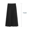 Tvådelt klädskola flickor student enhetlig svart veckade kjolar elastisk midja japansk stil kvinnor cosplay cosutme bas preppy stil 231012