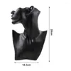 Jewelry Pouches 2023 High-end Creative Necklace Display Counter Showcase Resin Pendant Stand Bust Earrings Figurine