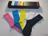 Atacado meias homens designer mulheres 100% algodão 8 cores esportes moda casual carta nk bordado zcmf
