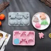 "Festive 6-Piece Christmas Silicone Mold Set"