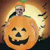 Other Event Party Supplies Adult Inflatable Pumpkin Costume Air Bodysuit Halloween Ball All Saints Day Women Men Outdoor Clothing Funny Height 150-190cm 231013