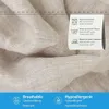 Bedspread Pure Linen dopasowany arkusz 35 cm głębokie kieszonkowe pokrywka do łóżka złoża stała kolor bez poślizgu stałego arkusza osłony Pył Ochronne łóżko 231013