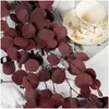 Fleurs décoratives 100g feuilles d'eucalyptus naturelles préservées bouquet de feuilles de pomme séchées pour la décoration de fête de mariage chambre à coucher maison Dhias