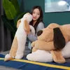 Plush Dolls 100130150CM Huge Soft Body Long Dog Pillow Stuffed Animal Home Decoration Sofa Cushion Children Girl Holiday Gift Toys 231013