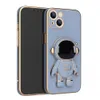 Stereoscopic astronauts for IPhone15 phone case fall protection 13proMax electroplated bracket protective sleeve 11