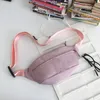 Mulher náilon fanny pack moda ombro crossbody sacos de peito unisex hip hop cinto saco presente natal