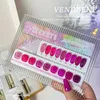 Vernis à ongles paillettes Gel réfléchissant brillant Rose rouge Auroras UV LED vernis tremper les ongles pour manucure 231012