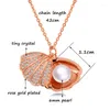 Pendentif Colliers Sinleery Trendy Shell en forme de cristal Collier de perles Chaîne de cou Femmes Bijoux de mode XL163