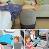 Yastık şişme seyahat yastık ayak dinlenme yastık çocuklar uçak uyku yatak araba yüksekliği ayarlanabilir uçuş uyku dinlenme yastık ayak pedi 231013