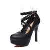 Damesschoenen Lakleer Wit Bruiloft Mode Platform Ondiepe Pumps Beknopte Gesp Super Hoge Hakken 12,5CM Feest X750-7 231013