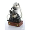 Trajes de mascote 9cm anime figura fofa kasugano sora onde estamos menos sozinhos sentados e hing o coelho modelo bonecas brinquedo presente coletar pvc