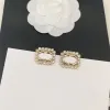 Designer Charm Oorbellen Voor Vrouwen Mode Luxe Gouden Letters Oorstekers Diamant Parel Hoge Kwaliteit Sieraden G2310132Z-6