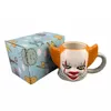 Kubki Halloweenowe ceramiczne kawę kubek kolorowy klaun horror prezent kreatywny 550 ml herbaty mleko w wodę kubek naczyń dużych pojemności 231013