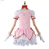 テーマコスチュームユニセックスアニメCOS PU MAGI MADOKA MAGITA KANAME MADOKA COSPLAY COMES HALLOWEEN CHRASSINAL PARTY SETSユニフォームSUITSL231013