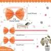 Dog Apparel 50pcs Fashion Lace Bowties Cute Pet Cat Bow Tie For Collar Dogs Pets Grooming Products Supplies