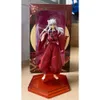 Mascot kostymer 18 cm anime figur inuyasha valp monster sier lång hår röd kostym modell dockor leksak present samla boxade ornament pvc material