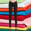 Kadın Kotları 2023 Kadın Pantolon Beyaz Ayaklar Şeker Renk Kalemi Streç 20 Renk Mevcut Pantalonlar