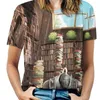 Camiseta feminina biblioteca alchemist plissado manga curta camiseta moda casual full metal manga anime