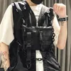 Marsupi Marsupio tattico funzionale per unisex Fashion Bullet Gilet hip-hop Marsupio streetwear Marsupio donna Nero Wild Chest Rig Bag 231012