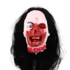 Andra evenemangsfestleveranser Halloween Cut Off Head Props Horror Bloody With Wig Realistic Haunted House Party Decor Scary Zombie Hanging Head Accessories 231013