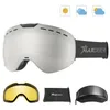 Gafas de esquí Gafas de snowboard magnéticas OTG para hombres y mujeres Anti niebla 100 UV400 Protección sobre gafas de esquí 231012
