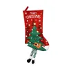 Christmas Decorations Christmas Socks Decoration Gift Bags Tree Pendants Home Santa Claus Elk Ornaments Merry Christmas Party Scene Layout Long Tube 231013