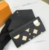 Mulheres Designer Carteiras Luxurys Envelope Moeda Bolsa Clássico Grande Flor Carta Longa Titular de Cartão de Alta Qualidade Mulher Moda Pequena Embreagem com Caixa Original