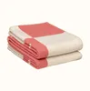 Modedesigner filtar kashmir filt sängkläder matta jul ull mjuk hemtextiler leveranser brev filt täcken fleece kast filt vinter mattor388