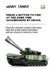 RC Carro Armato Militare Guerra Battaglia Stati Uniti M1 Leopard 2 Giocattolo di Controllo Remoto Modello di Carro Armato Elettrico Giocattoli per il Ragazzo 2.4G Bambini